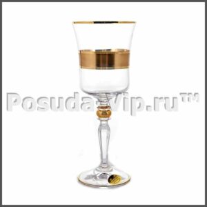 nabor bokalov dlja vina  ml gracija gold junion glass