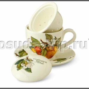 nabor chajnyj grusha artigianato ceramico