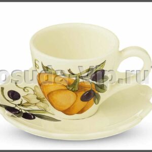 Набор кофейных пар Тыква artigianato ceramico 2