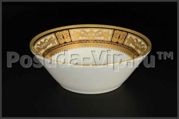 nabor salatnikov  sm diadem black creme gold falkenporzellan