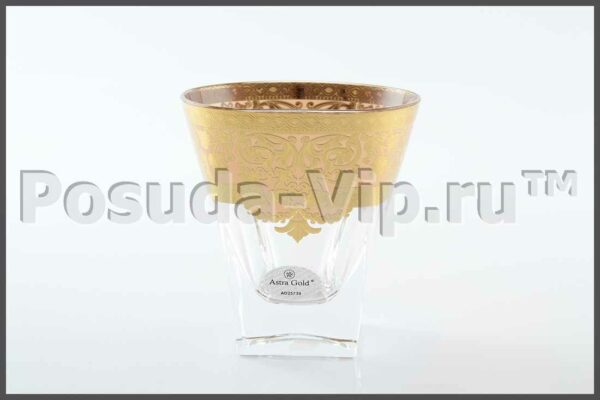 nabor stakanov dlja viski  ml natalia golden ivory astra gold