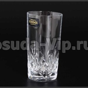 nabor stakanov dlja vody tumbler  ml kristalajt bogemija