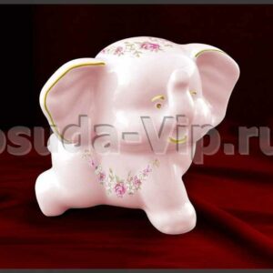 slon bimbo rozovyj farfor mjeri jenn melkie cvety leander