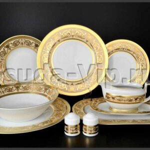 stolovyj serviz  pr imperial cream gold falkenporzellan