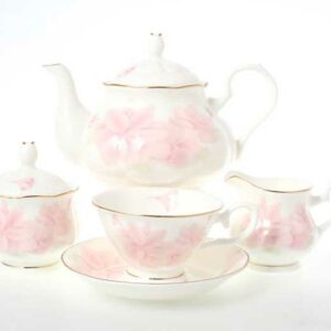 Чайный сервиз Royal Classics Розовые цветы 6 пер