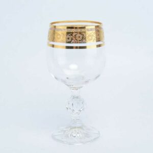 Набор бокалов для вина Crystalex Bohemia Клаудиа Золото V-D 190 мл