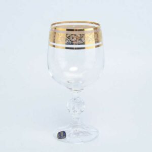 Набор бокалов для вина Crystalex Bohemia Клаудиа Золото V-D 230 мл