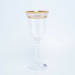 Набор бокалов для вина Crystalex Bohemia Золотой лист V-D 250 мл