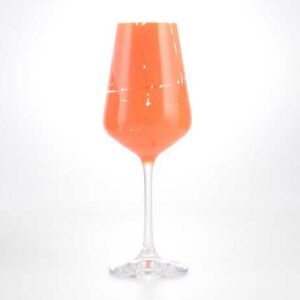 Набор бокалов для вина Crystalex Bohemia Sandra оранж 250 мл