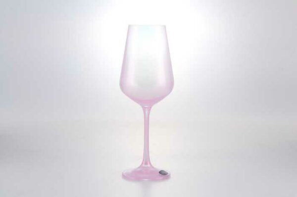Набор бокалов для вина Crystalex Bohemia Sandra розовые 250 мл
