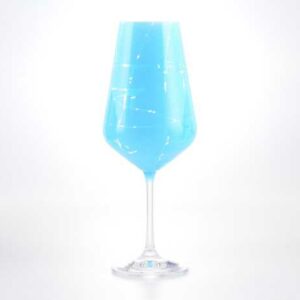 Набор бокалов для вина Crystalex Bohemia Sandra голубые 550 мл
