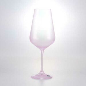 Набор бокалов для вина Crystalex Bohemia Sandra розовые 550 мл