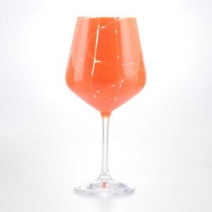 Набор бокалов для вина Crystalex Bohemia Sandra оранж 570 мл