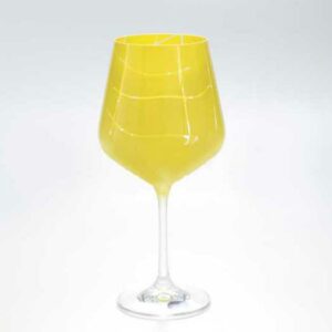 Набор бокалов для вина Crystalex Bohemia Sandra желтые 570 мл