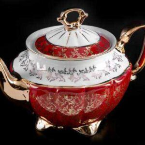 Чайник Bavarian Porcelain Лист красный  1,2 л