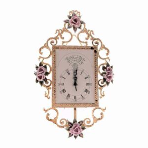 Маленькие прямоугольные часы Rosaperla розовая