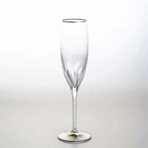 Набор бокалов для шампанского Same Decorazione Палермо платина 180 мл