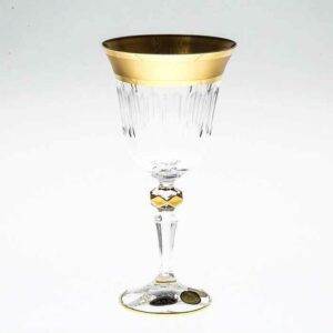 Набор бокалов для вина Bohemia Max Crystal Хрусталь с золотом 220 мл 31855