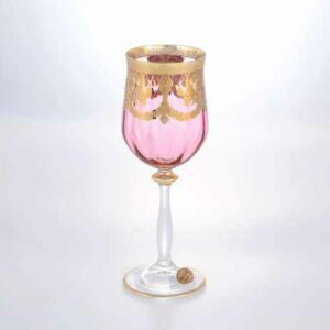 Набор бокалов для вина Art Decor Veneziano розовый