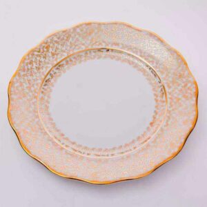 Набор тарелок Carlsbad Лист белый 24 cм