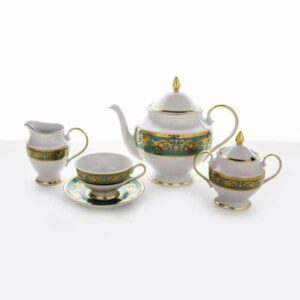 Чайный сервиз Bavarian Porcelain Александрия Бирюза