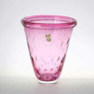 Ваза для цветов Egermann розовая ведерко 30 cм