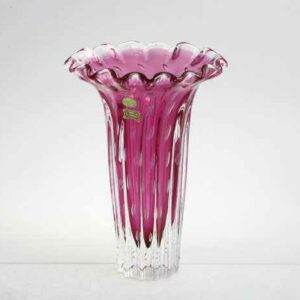 Ваза для цветов Egermann розовая высокая 30 cм