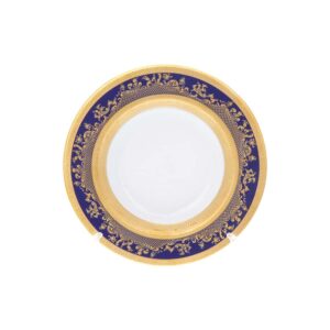 Набор глубоких тарелок Falkenporzellan Constanza Cobalt Gold 23 см GLPM 45543 2