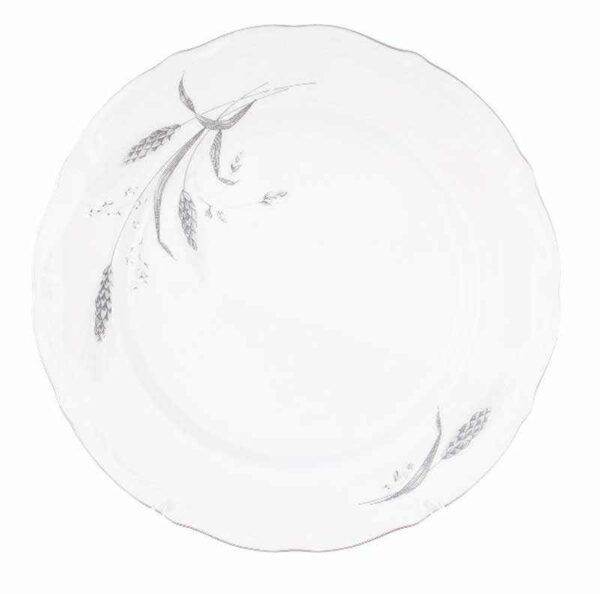 Набор плоских тарелок Repast Серебряные колосья 25 см
