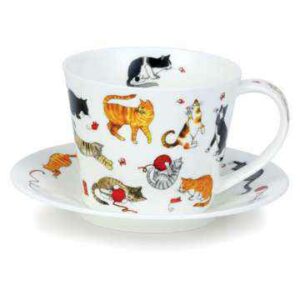 Чашка чайная с блюдцем Dunoon Айлей Милые котята 350мл