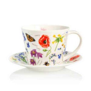 Чашка чайная с блюдцем Dunoon Полевые цветы Айлей 350мл