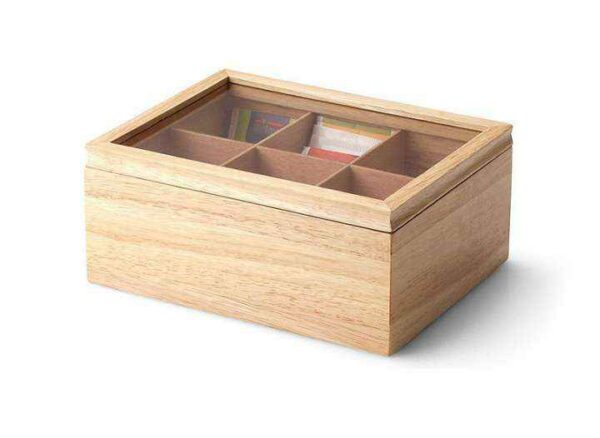 Ящик для хранения чайных пакетиков Continenta цвет натуральный