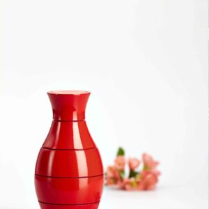 Мельница для специй Bisetti в виде вазы красная лакированная