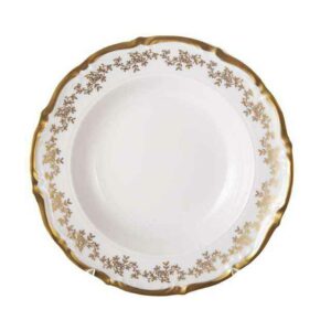Набор глубоких тарелок Leander Мария Тереза Белый с золотом 2752 23см