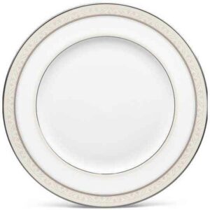 Набор обеденных тарелок Noritake Монтвейл платиновый кант 27см