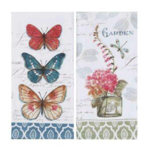 Набор полотенец Kay Dee Designs Цветы и Бабочки прямоугольных 41x66 см