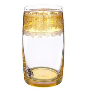 Набор стаканов Богемия Дизайн Квадро Медовый 250 мл на 6перс