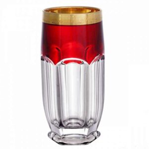 Набор стаканов Богемия Дизайн Сафари Красные 350мл