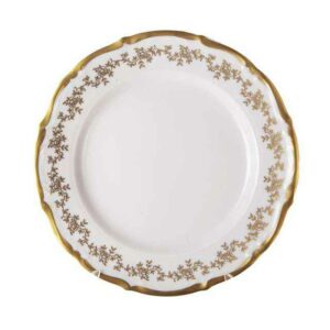 Набор тарелок Leander Мария Тереза Белый с золотом 2752 25см