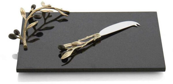 Нож для пиццы Michael Aram Золотая оливковая ветвь 23см 2