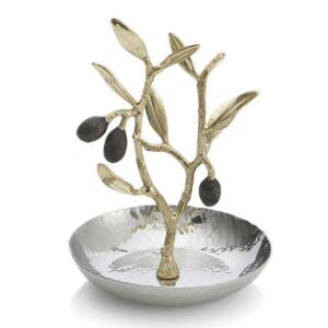 Подставка для колец Майкл Арам Золотая оливковая ветвь 10 см