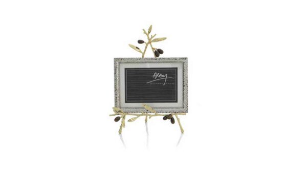 Рамка для фото на подставке Michael Aram Золотая оливковая ветвь 13х18см 2