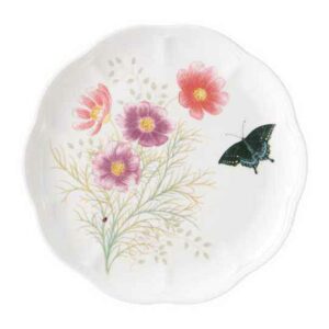 Тарелка закусочная Lenox Бабочки на лугу Колибри 23см 2