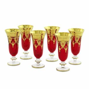 Набор бокалов для шампанского Миглиоре Rosso 6 шт