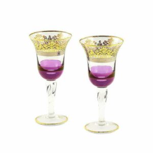 Набор бокалов для вина фиолетовый Миглиоре Luciana