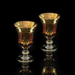 Набор бокалов для вина янтарный Миглиоре Ambra
