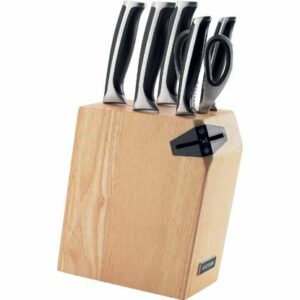 Набор кухонных ножей ножниц Надоба Ursa и блока для ножей с ножеточкой