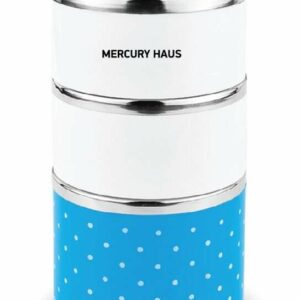 Термо ланчбокс 3-ярусный Mercury Haus 6687 голубой