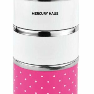 Термо ланчбокс 3-ярусный Mercury Haus 6689 розовый