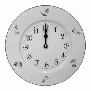 Часы на тарелке Thun Nina Гуси 26 см 2